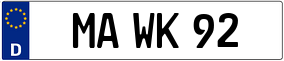 Truck License Plate